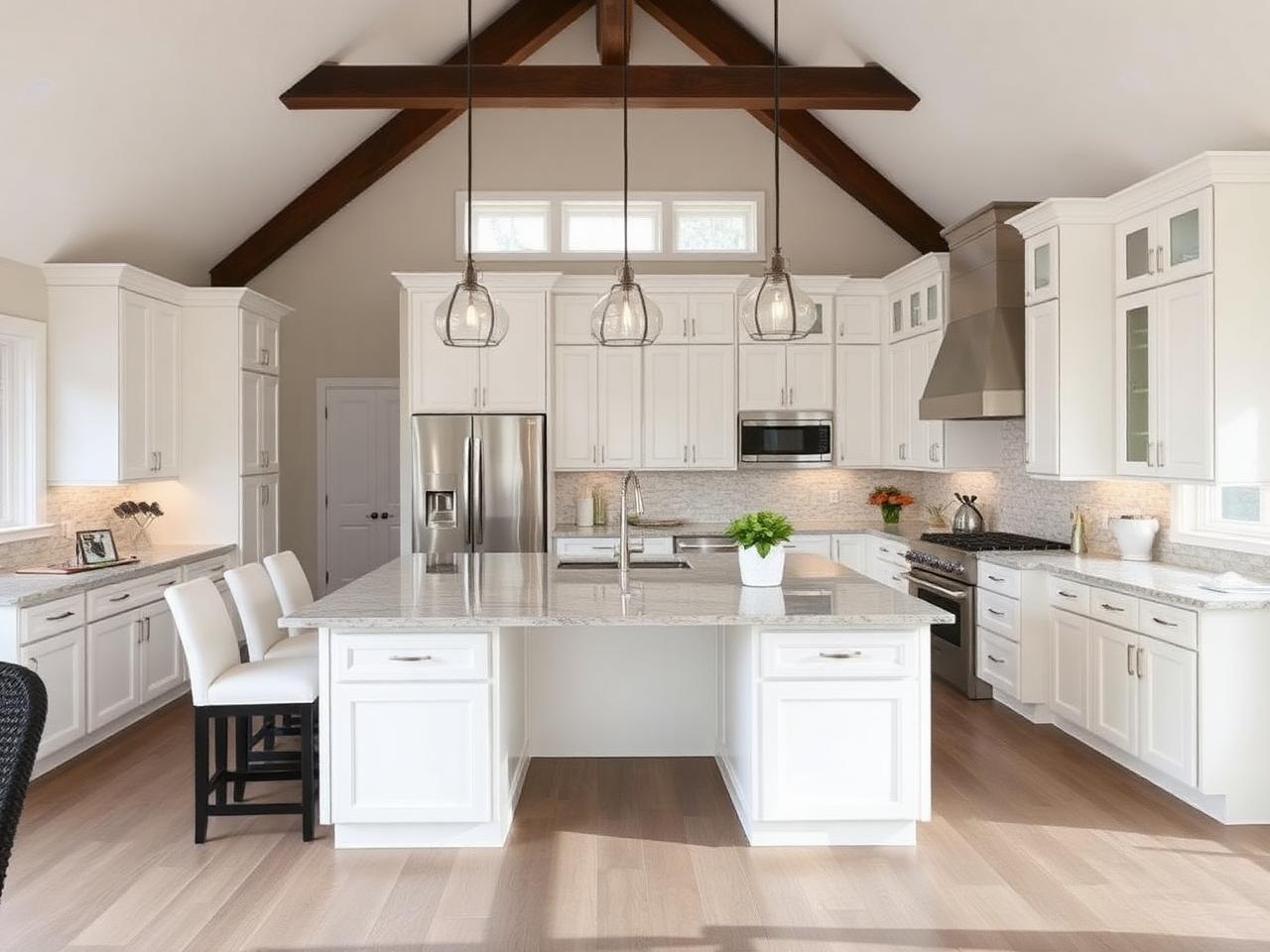 Kitchen Expansion — Opened wall, added peninsula, new appliances